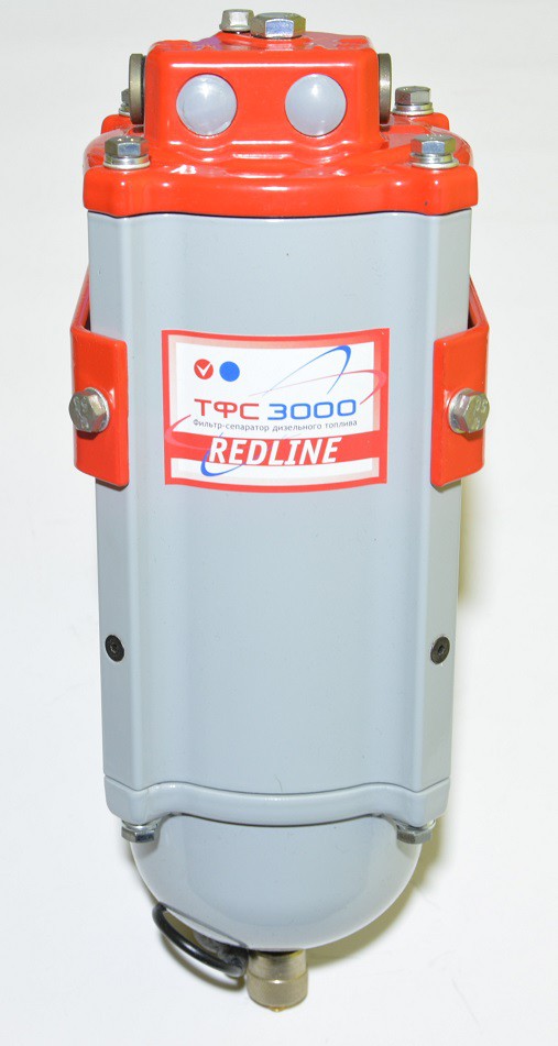 Фильтр-сепаратор дизельного топлива с подогревом ТФС-3000/10 – 12/24V REDLINE